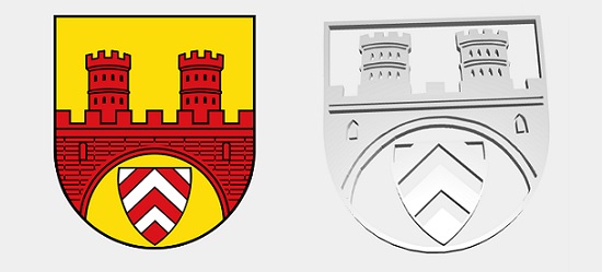 2D to 3D logo 2D to 3D logo