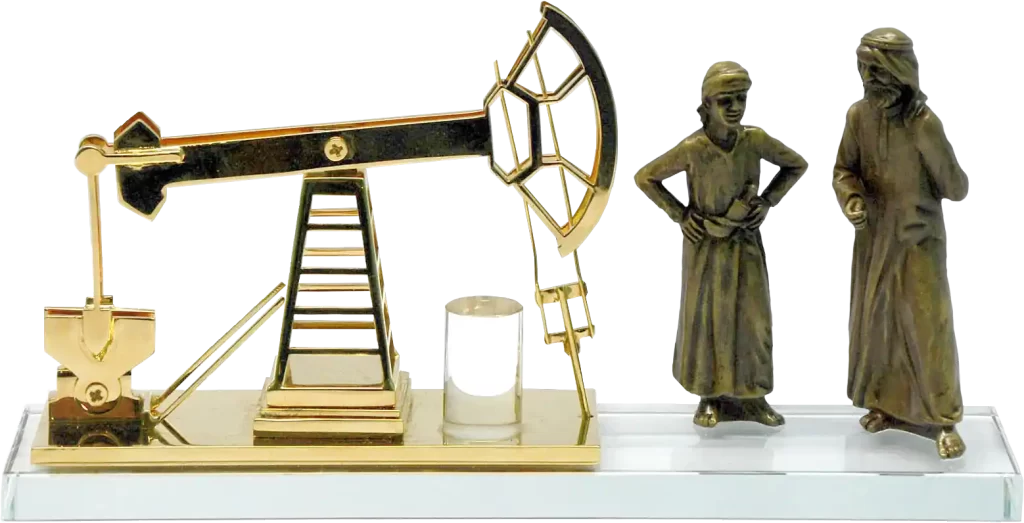 oil rig gifts with local Arab men Eco-Friendly Gifts for Oil & Gas