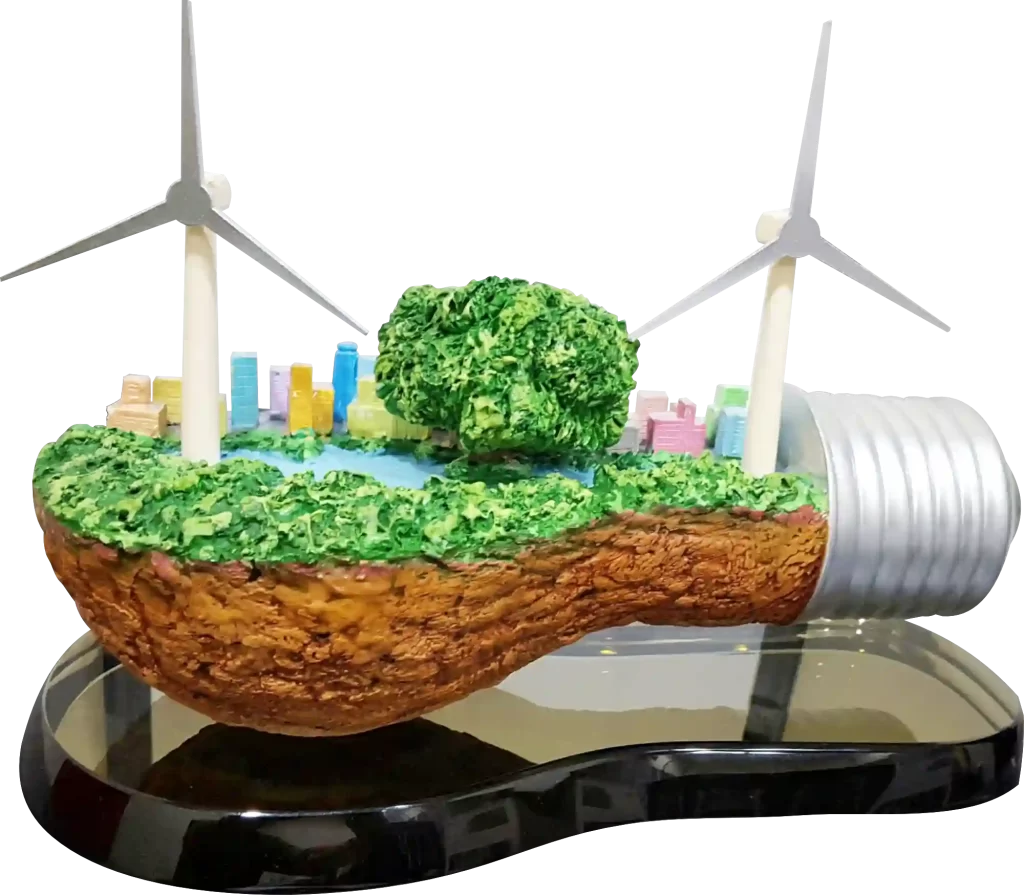 diorama made from plant based resin and recycled glass base diorama made from plant based resin and recycled glass base Sustainable gifts Saudi Arabia