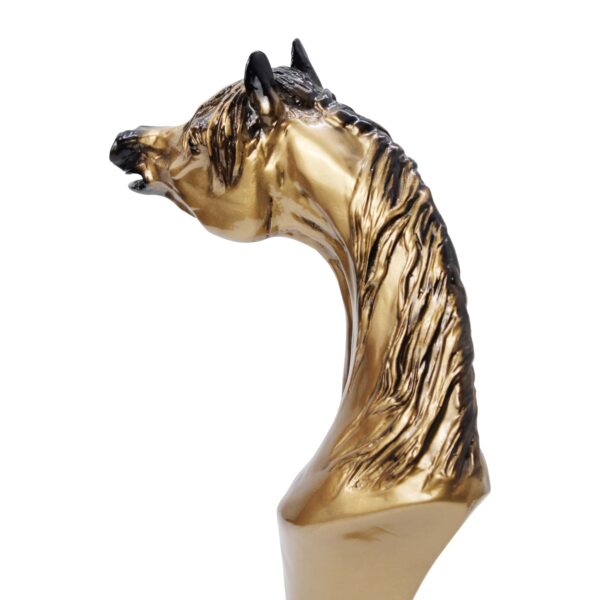 Gold Arabian Horse Bust