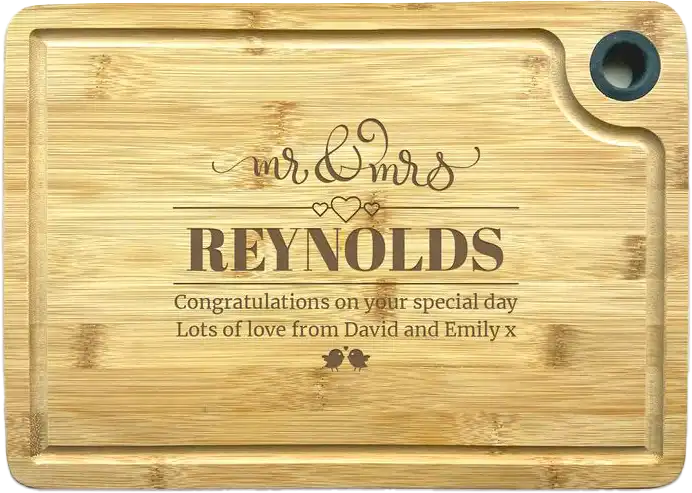 Engraved Cutting Boards, Personalized wedding gifts
