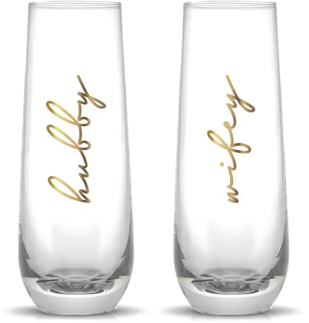 Personalized Champagne Glasses, Personalized wedding gifts