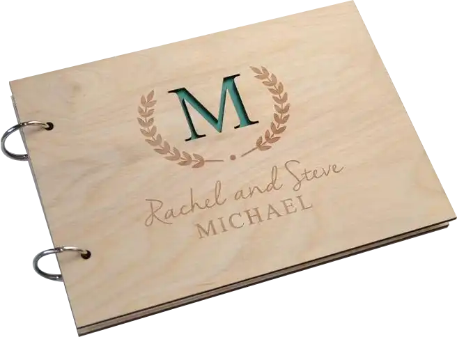 Monogrammed Photo Albums, Personalized wedding gifts