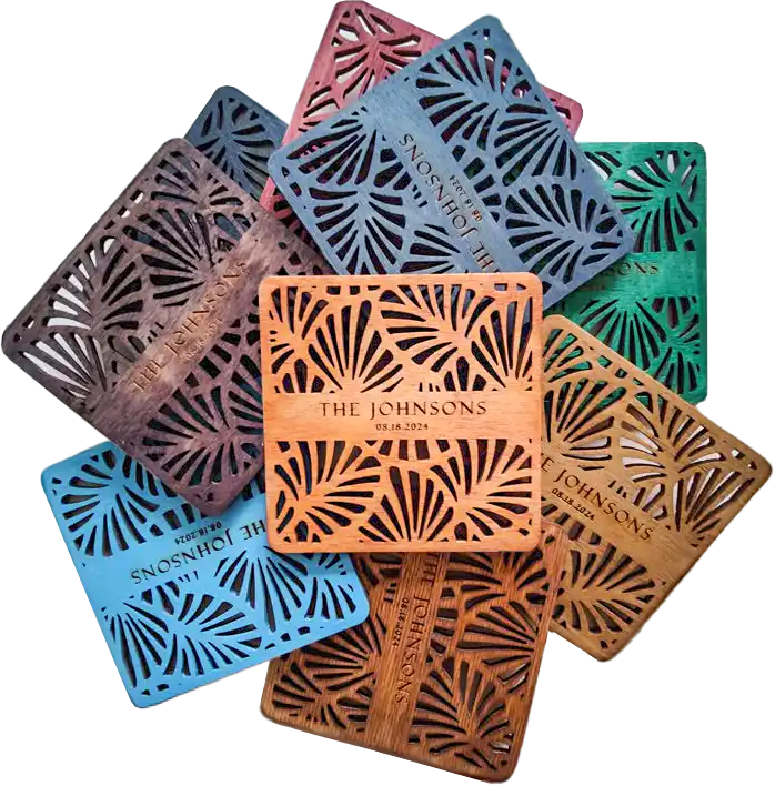 Personalized Coasters, Personalized wedding gifts