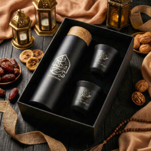 Personalize your Ramadan gifting with our Vacuum Insulated Travel Coffee Mug. Enjoy custom laser engraving, premium insulation, and free UAE delivery—perfect for corporate and family celebrations.
